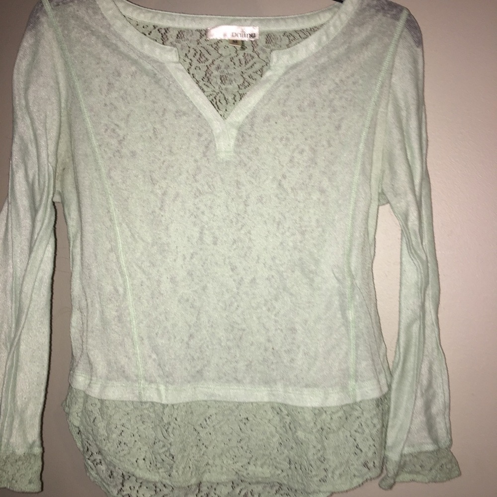 Blue long sleeve shirt